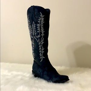 Western Style Knee High Boots